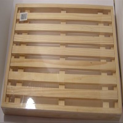 Kitchencookshop Bread Cutting Board and Crumb Holder 0811, 40x22x3 Centimeters