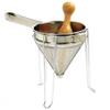 Norpro 642 Stainless Steel Chinois with Stand and Pestle Set, Bouillon Strainer, Jelly Strainer, China Cap view 1