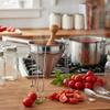 Norpro 642 Stainless Steel Chinois with Stand and Pestle Set, Bouillon Strainer, Jelly Strainer, China Cap view 4