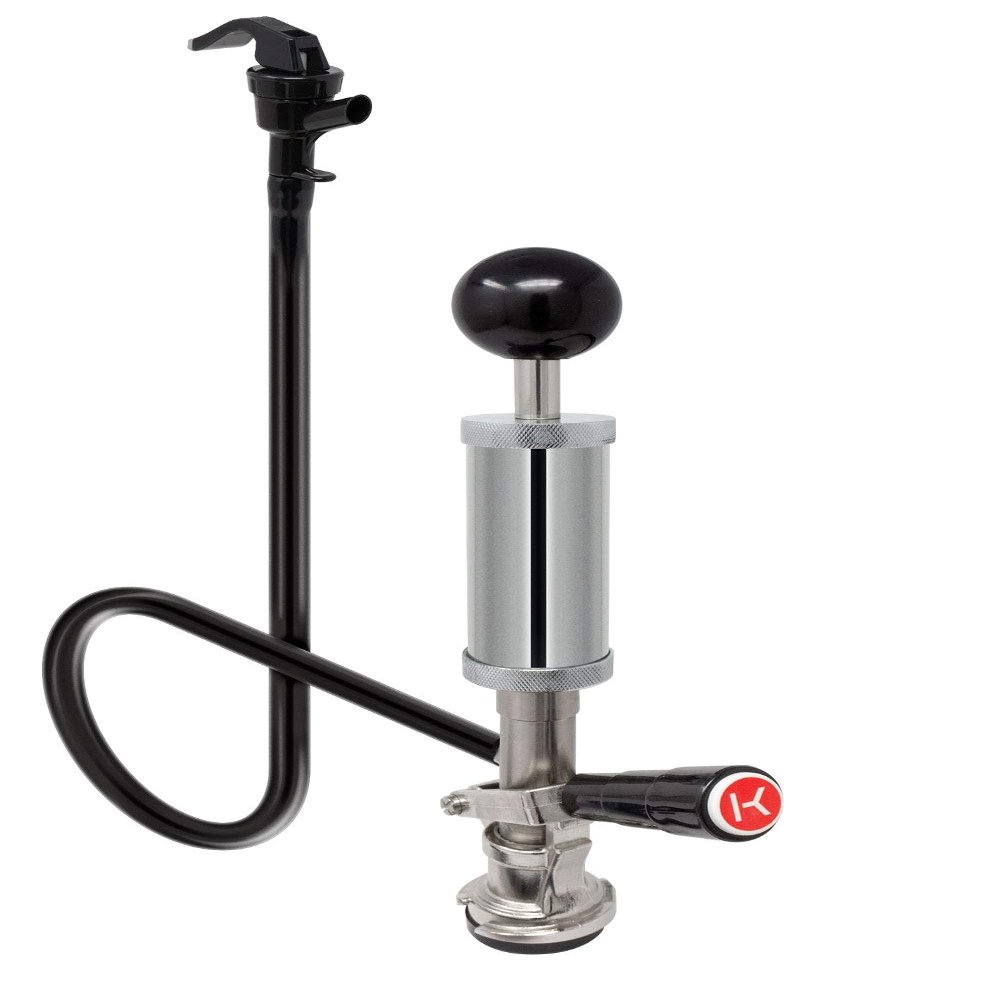 Kegco KC KTP-4D1 Keg Beer Pump D System, 4", Chrome