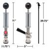 Kegco KC KTP-4D1 Keg Beer Pump D System, 4", Chrome view 2