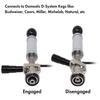 Kegco KC KTP-4D1 Keg Beer Pump D System, 4", Chrome view 4