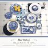 Spode Blue Italian Salad Plate | Set of 4 | Salad, Pasta, and Appetizer Plate | 7.25 Inch | Fine Earthenware | Microwave and Dishwasher Safe | Made in England view 2