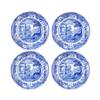 Spode Blue Italian 6.5" Bread & Butter Plate, Set of 4 - Classic Oriental-Inspired Porcelain Side Plates, Blue Ceramic Oriental Tableware for Appetizers, Desserts, Snacks - Made in England view 1