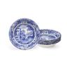 Spode Blue Italian Ascot Cereal Bowl | Set of 4 | Oatmeal, Cereal, and Rice Bowl | Made of Earthenware | 8-Inches | Dishwasher and Microwave Safe | Made in England view 1