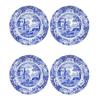 Spode Blue Italian Luncheon Plates | Set of 4 | 9-Inch | Made of Earthenware | Dinner, Salad, and Appetizer Plate | Serving Plate | Dishwasher Safe | Made in England view 1