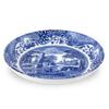Spode Blue Italian Pasta Bowl, Set of 4-9 Inch Shallow Earthenware Serving Bowls with Oriental Border Design - Asian Style Tableware for Salad, Pasta, Noodles, Shared Side Dishes view 4