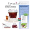 CreativeWare 3 Gallon Beverage Dispenser With Ice Cylinder And Fruit Infuser view 3