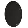 Howard Elliott Ethan Brushed Nickel Oval Decorative Wall Hanging Mirror, Vintage Oval Mirror for Wall Decor Resin Frame Vanity Mirror Perfect for Living Room, Bedroom & Home Decor, 21 x 31 Inch view 4