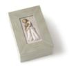 Willow Tree Mother and Daughter, Protect and cherish, give wings to fly, A Message of Family Love and Support, Wood Box to hold Jewelry and Keepsakes, Sculpted Hand-Painted Memory Box view 1