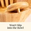 Totally Bamboo Salad Hands  Bamboo Salad Serving Utensils for Serving & Tossing view 3