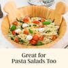 Totally Bamboo Salad Hands  Bamboo Salad Serving Utensils for Serving & Tossing view 4