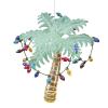 C&F Home Christmas Lights Palm Tree Glass Ornament Xmas Festive Winter Holidays Coastal Nautical Beach House Faux Artificial Real Pine Home Living Room Sitting Room Timeless Premium Luxury Decor view 1