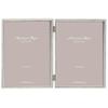 Addison Ross, Essentials Photo Frame, Silver Plate Double, 4 x 6 Inches view 1