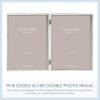 Addison Ross, Essentials Photo Frame, Silver Plate Double, 4 x 6 Inches view 3