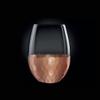 Fitz and Floyd Daphne Stemless Wine Glass Set of 4  Elegant Lead-free Matching Drinkware For Everyday Or Entertaining  Stylish Modern Glasses - Gift For Wedding, Birthday, 20 oz, Copper - view 2