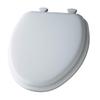 Mayfair 113EC000 White Elongated Deluxe Soft Toilet Seat view 1