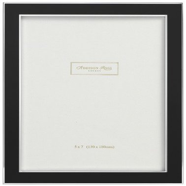 Addison Ross, Contemporary Photo Frame, 4x6, Black Enamel, 4 x 6 Inches