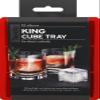 Tovolo, Large King Craft Ice Mold Freezer Tray of 2" Cubes, BPA-Free Silicone, Single, Candy Apple view 2