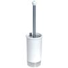 InterDesign 95621 White & Chrome York Toilet Bowl Brush view 1