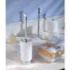InterDesign 95621 White & Chrome York Toilet Bowl Brush view 2