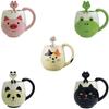 Decole Ceramic Frog Mug and Spoon, 12 oz. view 2