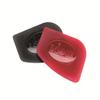 Lodge Pan Scrapers. Handheld Polycarbonate Cast Iron Pan Cleaners. (2-Pack. Red/Black) view 1