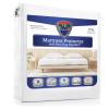All-in-One Mattress Protector, Zippered Encasement, Water & Stain Resistant, Triple Seal Protection, Full, White view 1