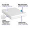 All-in-One Mattress Protector, Zippered Encasement, Water & Stain Resistant, Triple Seal Protection, Full, White view 3