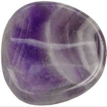 JupiterStop Chevron Amethyst Worry Stone