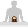Bulova B7467 Hardwick Mantel Clock | Traditional Hardwood Case with Walnut Finish | Roman Numerals | Elegant Timepiece for Home or Office view 4