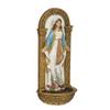 Joseph's Studio by Roman - Our Lady of Grace Holy Water Font, Renaissance Collection, 7.25" H, Resin and Stone, Religious Gift, Decoration, Collection, Durable, Long Lasting, Decorative, Collection view 3