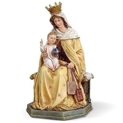 Joseph's Studio by Roman, Renaissance Collection, 8" H Our Lady of MT Carmel, Home Dcor, Devout Gift, Prayerful Inspiration (6x4x8)