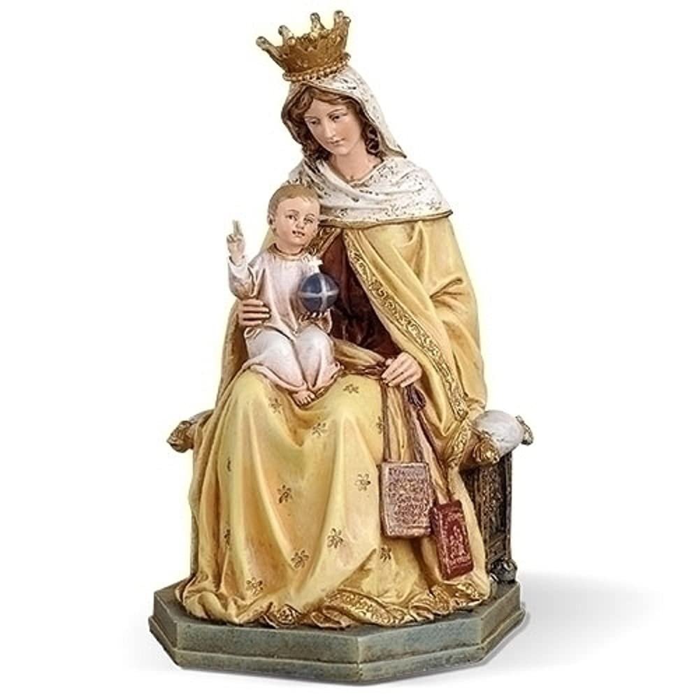 Joseph's Studio by Roman, Renaissance Collection, 8" H Our Lady of MT Carmel, Home Dcor, Devout Gift, Prayerful Inspiration (6x4x8)