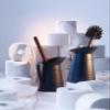 REDECKER Nylon Toilet Brush with Dark Coated Metal Holder, Oiled Thermowood Handle, Replaceable Head, Vintage Design, Made in Germany view 3