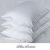 100% Egyptian Cotton Sateen Pillow Protectors, Hidden zipper to Keep Pillow Clean & Dust Free, Pillow Protector (White/Standard (20x26)) view 2
