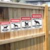 Airedale Terrier Security Sign Area Patrolled Pet Pointer Hunter Vet Dog Hunt view 4