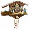 Trenkle Kuckulino Black Forest Clock Swiss House with Turning Goats, Quartz Movement and Cuckoo Chime TU 2020 SQ view 1