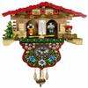 Trenkle Black Forest Clock Swiss House Weather House TU 807 PQ view 1