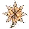 Kurt Adler 8.5-Inch Capiz Star Tree Topper with 10 Clear Lights and 1 Spare Bulb view 1