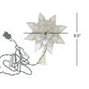 Kurt Adler 8.5-Inch Capiz Star Tree Topper with 10 Clear Lights and 1 Spare Bulb view 3
