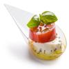 1000 Clear 4 inch Plastic Tear Drop Appetizer Spoon Tasting Spoons Asian Spoon Dessert Dish Tear Drop Serving Cup Plates Mini Appetizer Plates Appetizer Bowls view 2