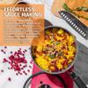DaTerra Cucina - 2.6 Qt Nonstick Ceramic Saucepan with Lid  Induction Compatible Cooking Pot, Nonstick Ceramic Sauce Pan for Soup, Pasta, Milk, and More, Medium Size for Kitchen, Oven Safe view 3