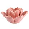 HomArt Lotus Tea Light Holder, Pink view 1