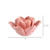 HomArt Lotus Tea Light Holder, Pink view 3