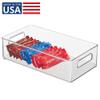 iDesign Stackable Fridge Bin - Storage Bin for Freezer or Pantry Organization, Clear, Made in USA view 2