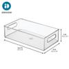 iDesign Stackable Fridge Bin - Storage Bin for Freezer or Pantry Organization, Clear, Made in USA view 4