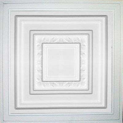 Antique Ceilings Antyx White (24x24 PVC) Ceiling Tile