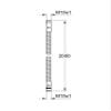 Grohe 28146000 Relexaflex Metal 79-In Shower Hose, Chrome view 2