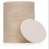 Round Plain Off White Coasters 4 Inches (125) view 1